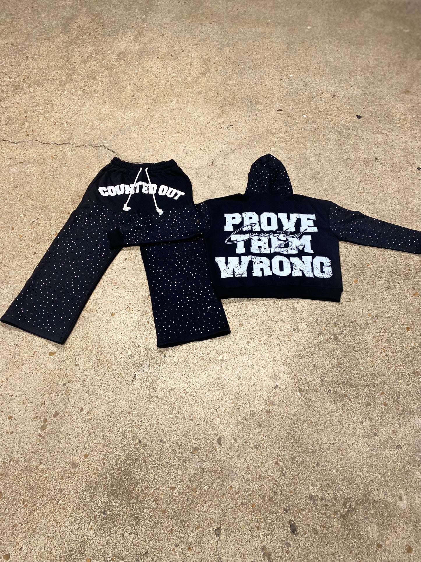COUNTED OUT® “Prove Them Wrong” Rhinestone Set – Limited Edition